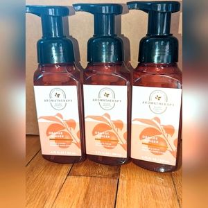 🧡🍊Orange Ginger Aromatherapy Foam Soap Bundle - Bath & Body Works NWT 🧡🍊